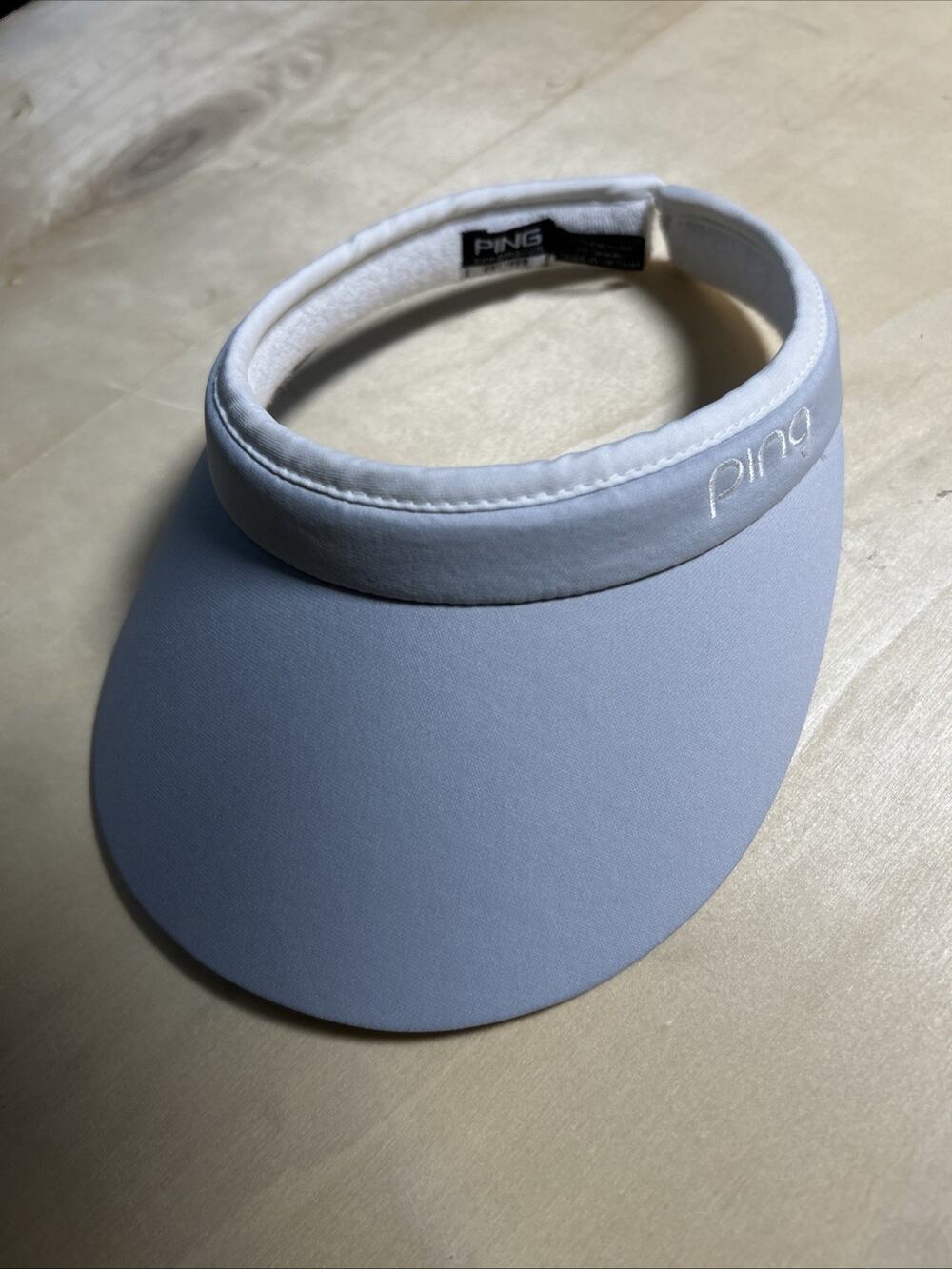 Ping Golf Women's Clip On Visor Ice Blue Gray & White SensorCool Performance